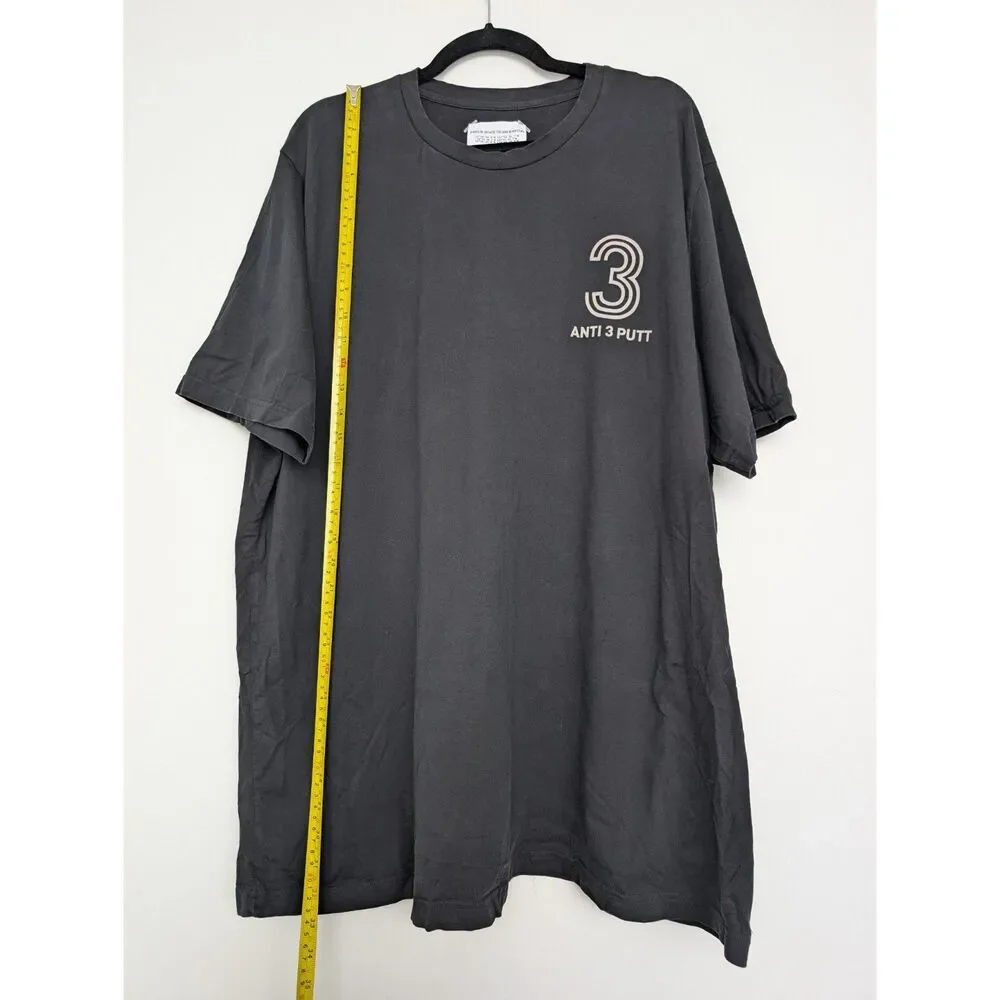 Adidas Adicross 3 Stripe Graphic Short Sleeve T-Shirt Sz 2XL Black White